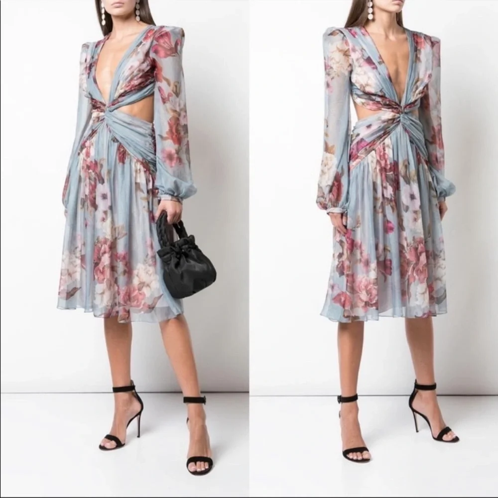 PatBo Peony Print Midi Dress - Picture 2 of 16
